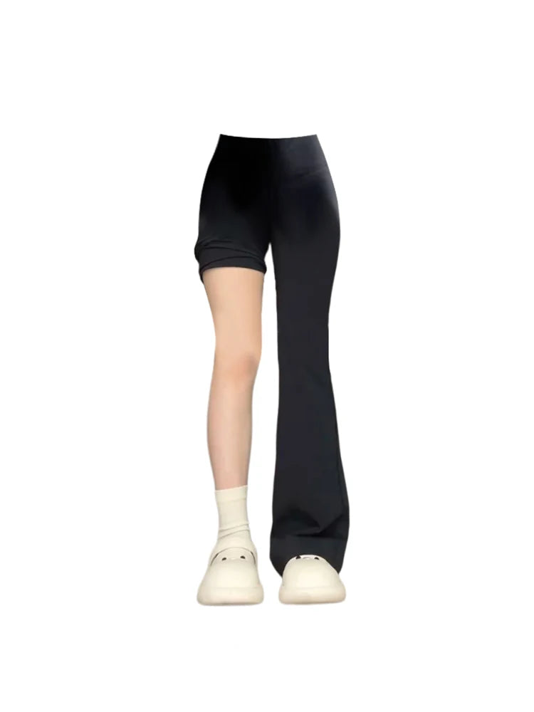 Women's Black Gothic Yoga Pants