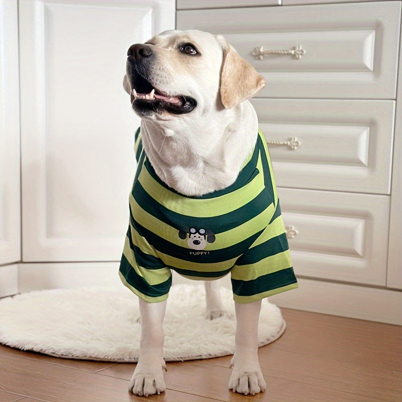 Lightweight Striped Pet Clothes: Perfect for Spring and Summer