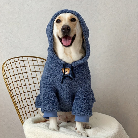 Cozy Warm Dog Hoodie - Perfect for Autumn Winter - Medium to Large Breeds like Labrador, Samoyed, Border Collie